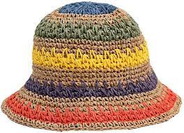 Adela Boutique Foldable Crochet Straw Hat