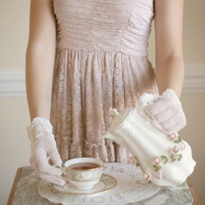 Gloves are required at formal afternoon tea parties