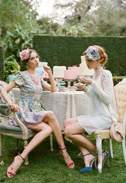 Tea party outfits with hats