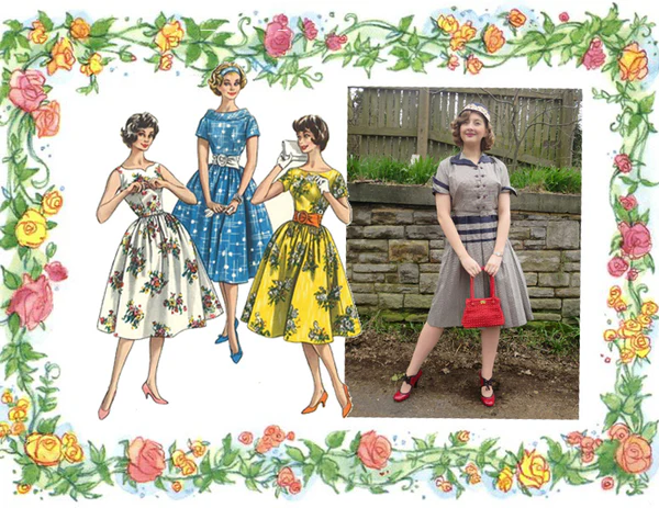 Try on a classic tea dress for a throwback look
