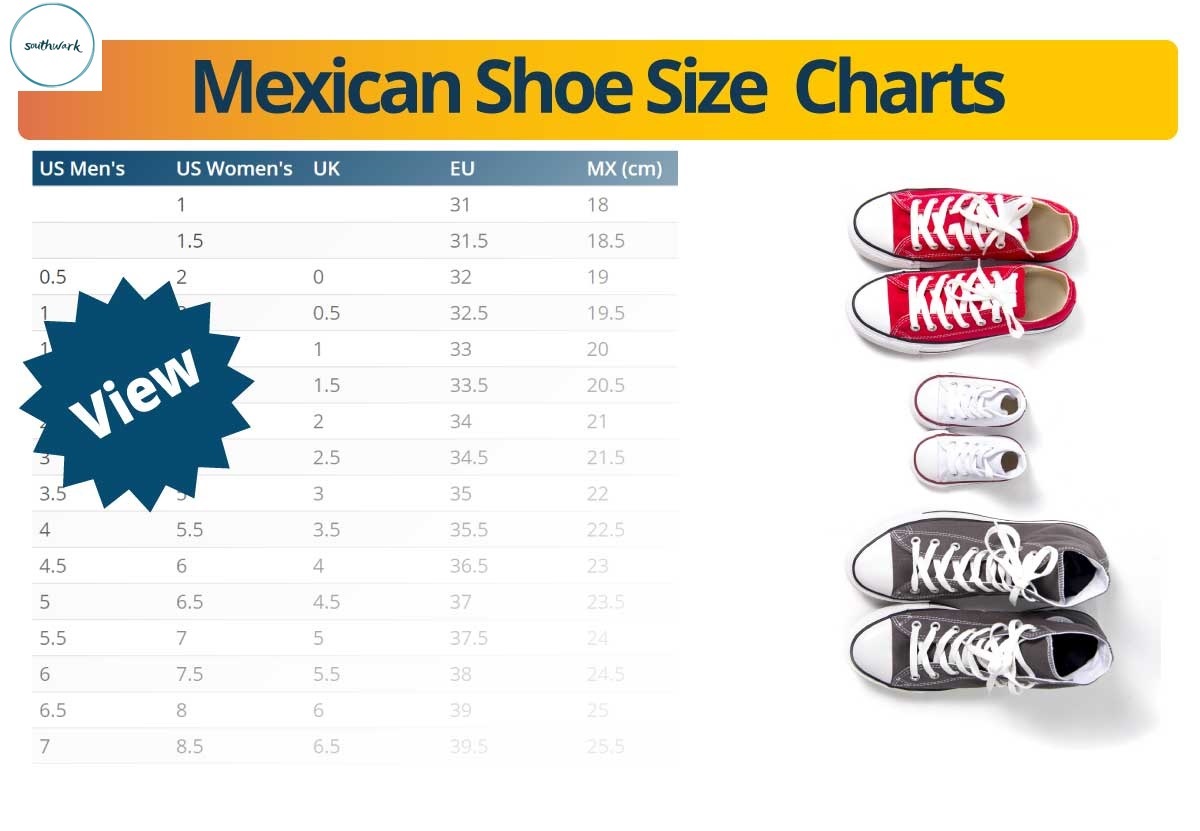 Mexico Shoe Sizes