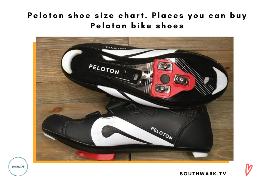 Peloton shoe size chart. Places you can buy Peloton bike shoes