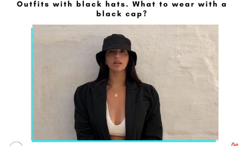Outfits with black hats