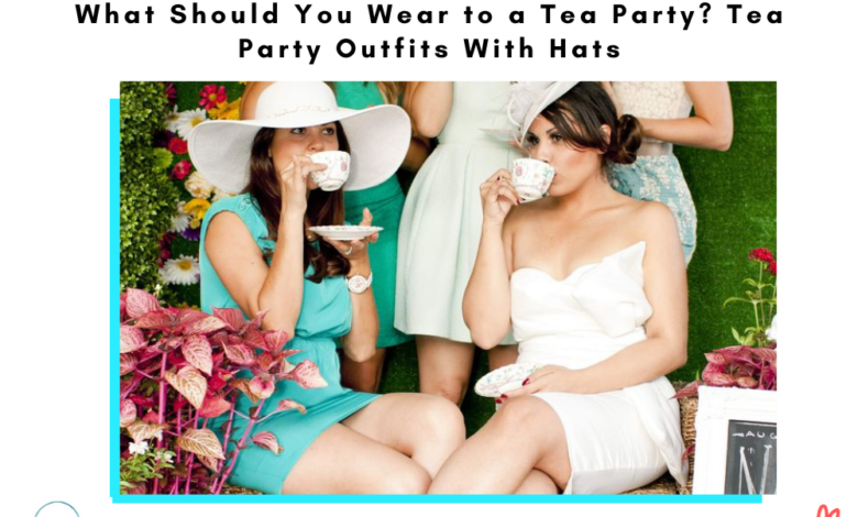 Tea party outfits with hats