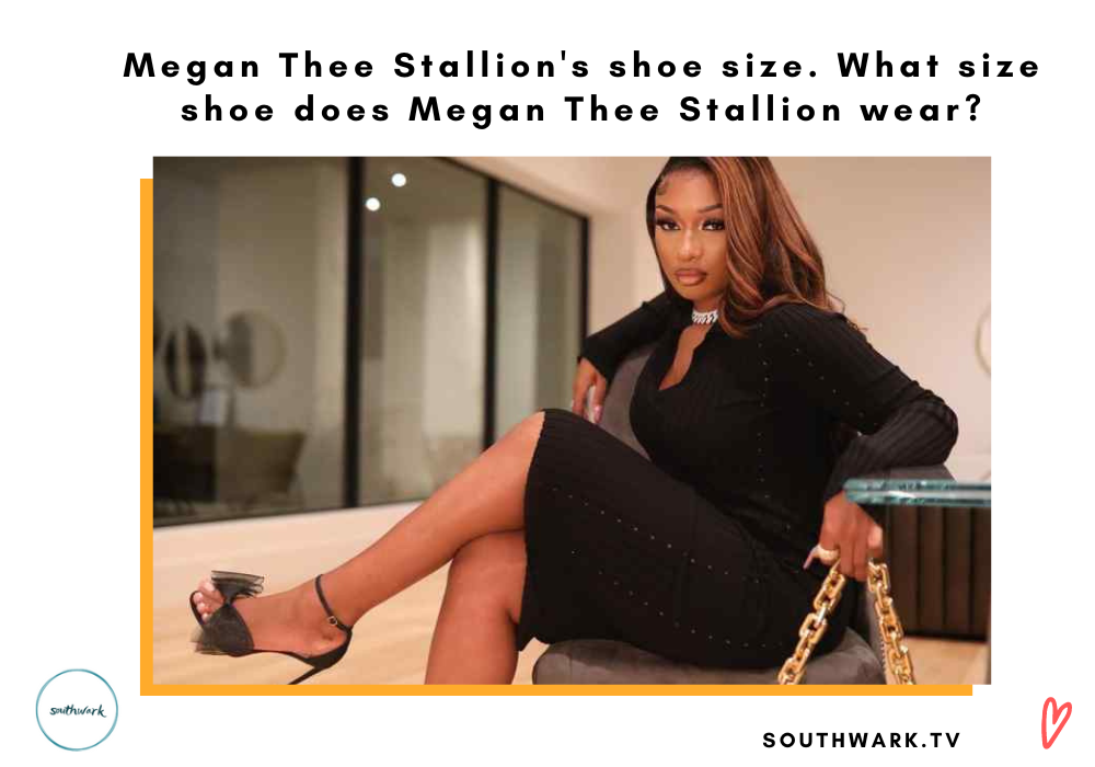 Megan Thee Stallion's shoe size. What size shoe does Megan Thee Stallion wear?