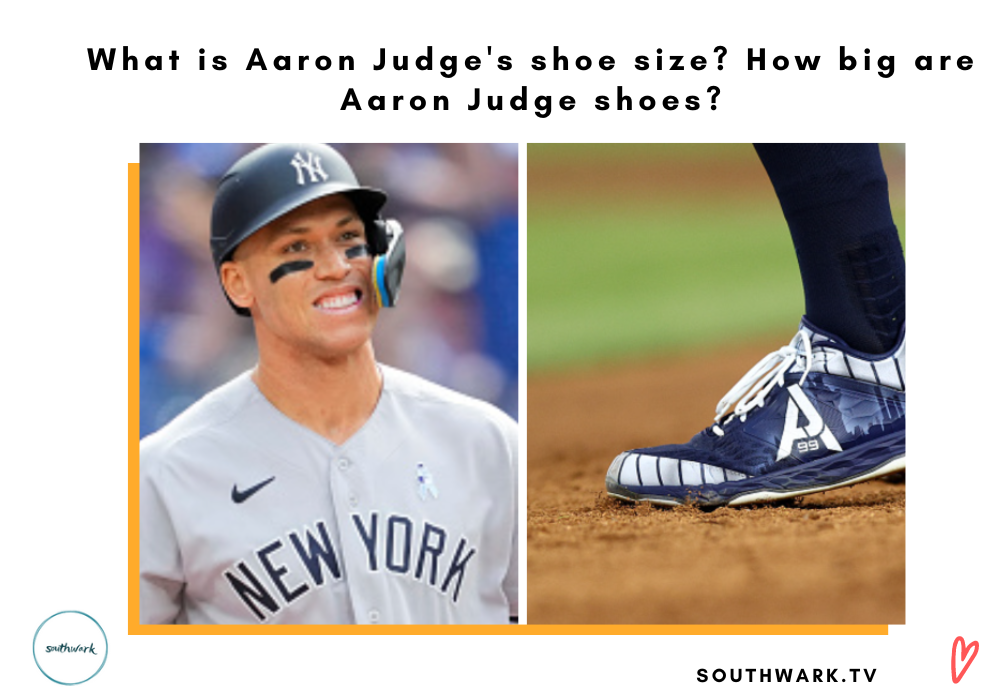 What is Aaron Judge’s shoe size? How big are Aaron Judge shoes?
