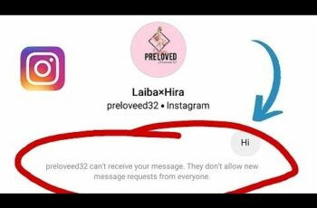This Account Cant Receive Your Message Instagram?